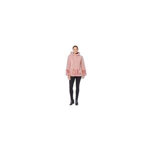 Koolaburra By UGG Punk Rose Faux Fur Fuzzy Full Zip Hooded Women 3X Jacket Coat